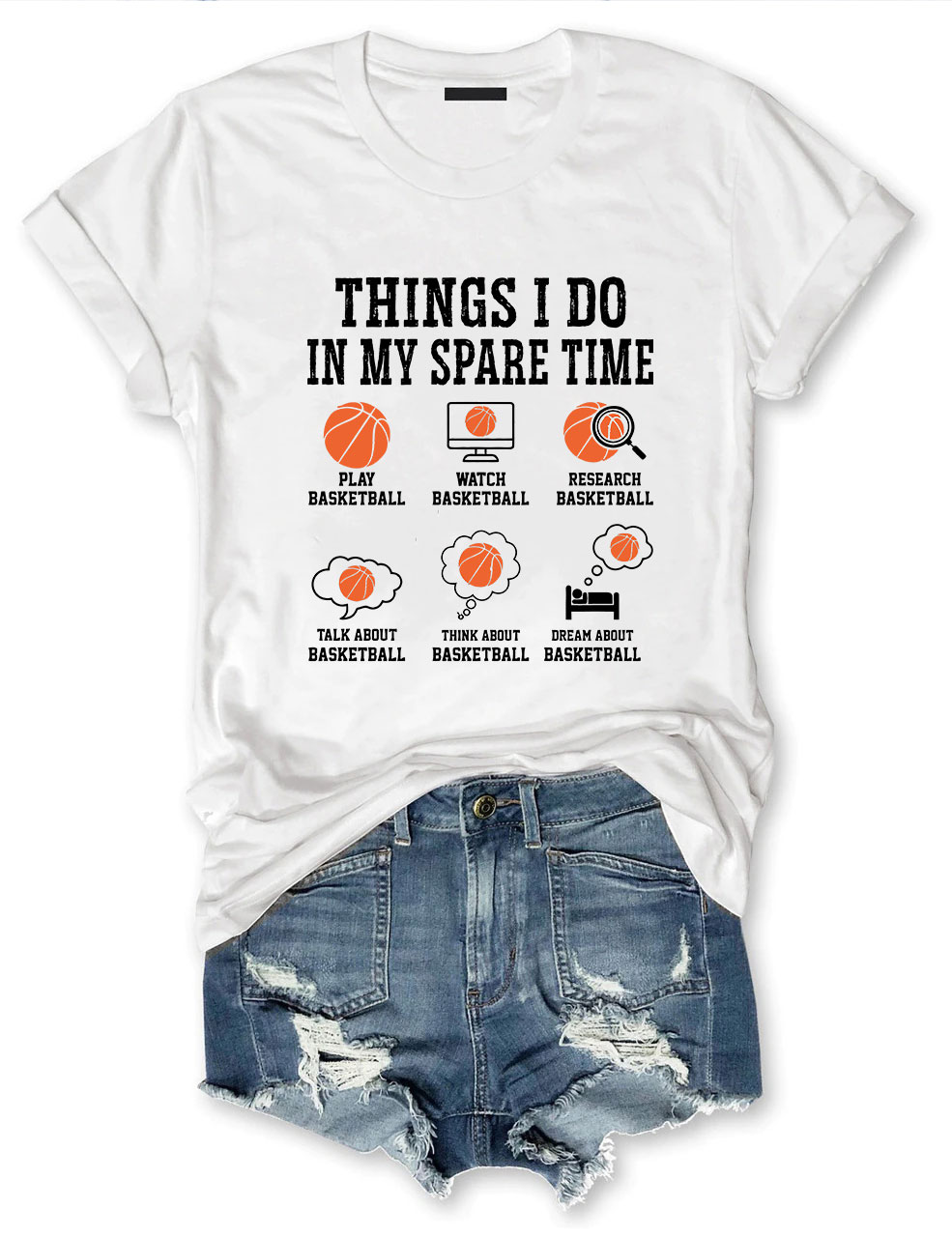 Basketball Things I Do In My Spare Time T-shirt