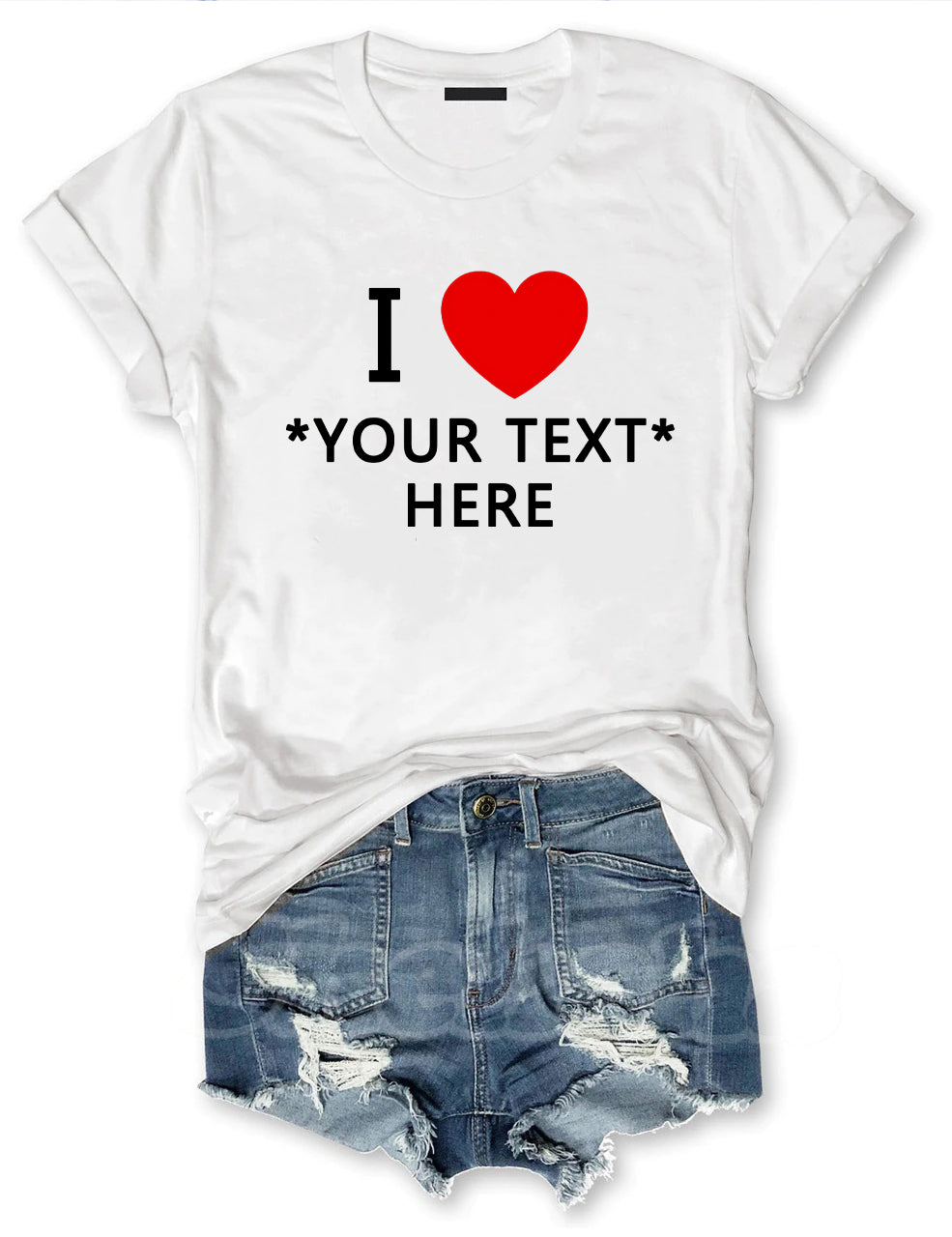 Custom I Heart T-shirt