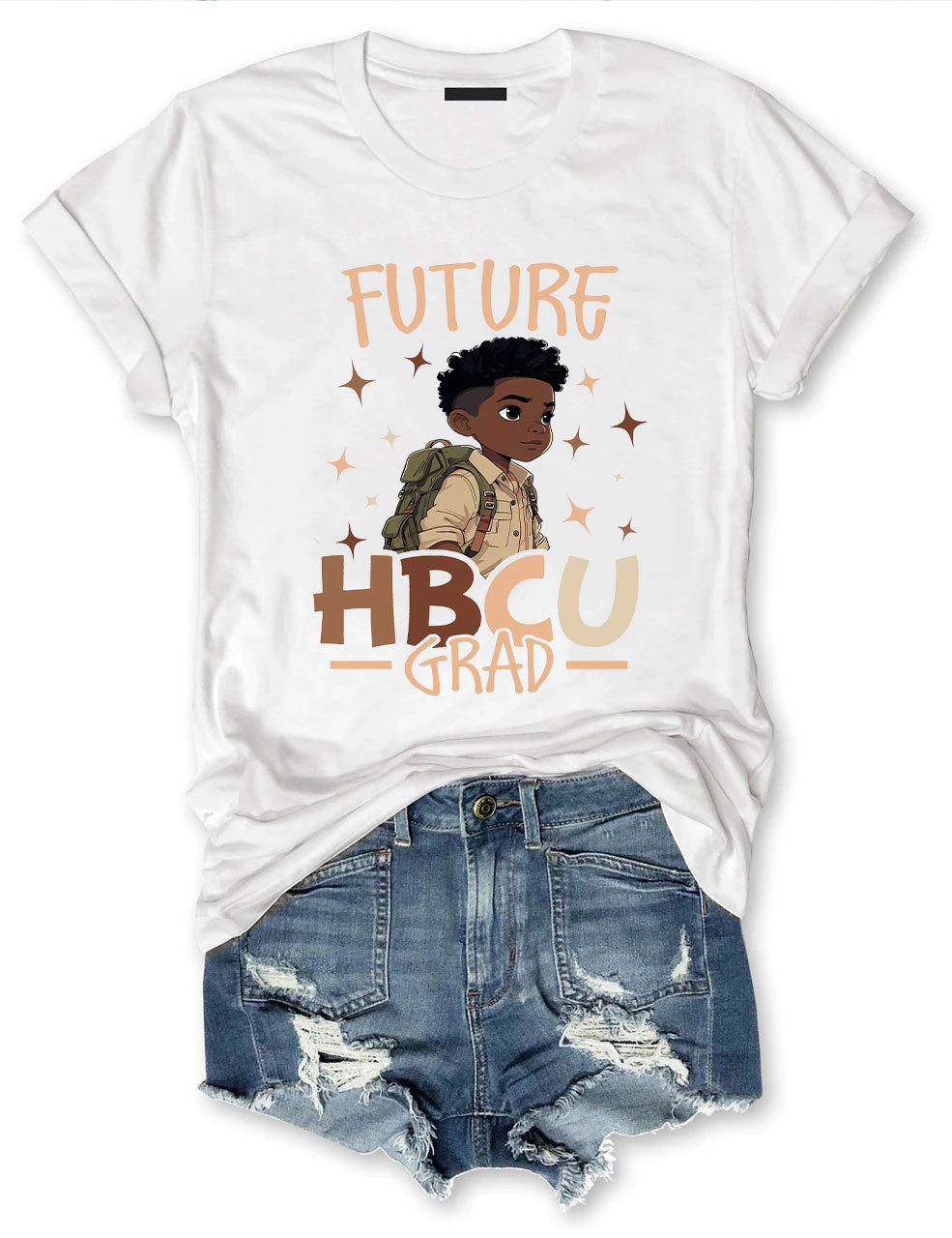Future HBCU Grad History Black Boy Graduation T-shirt