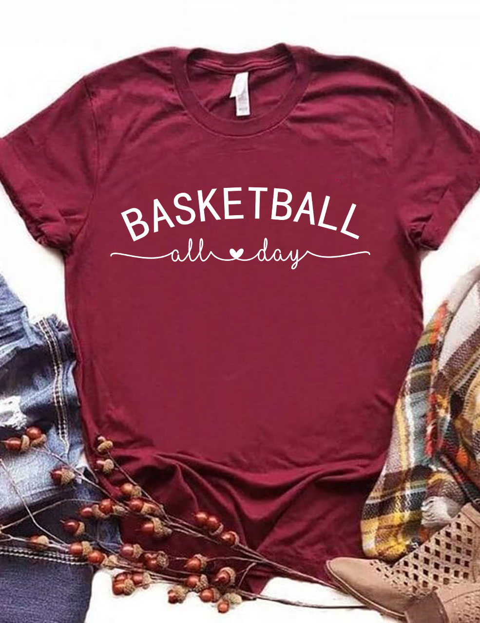 Basketball All Day Custom T-shirt