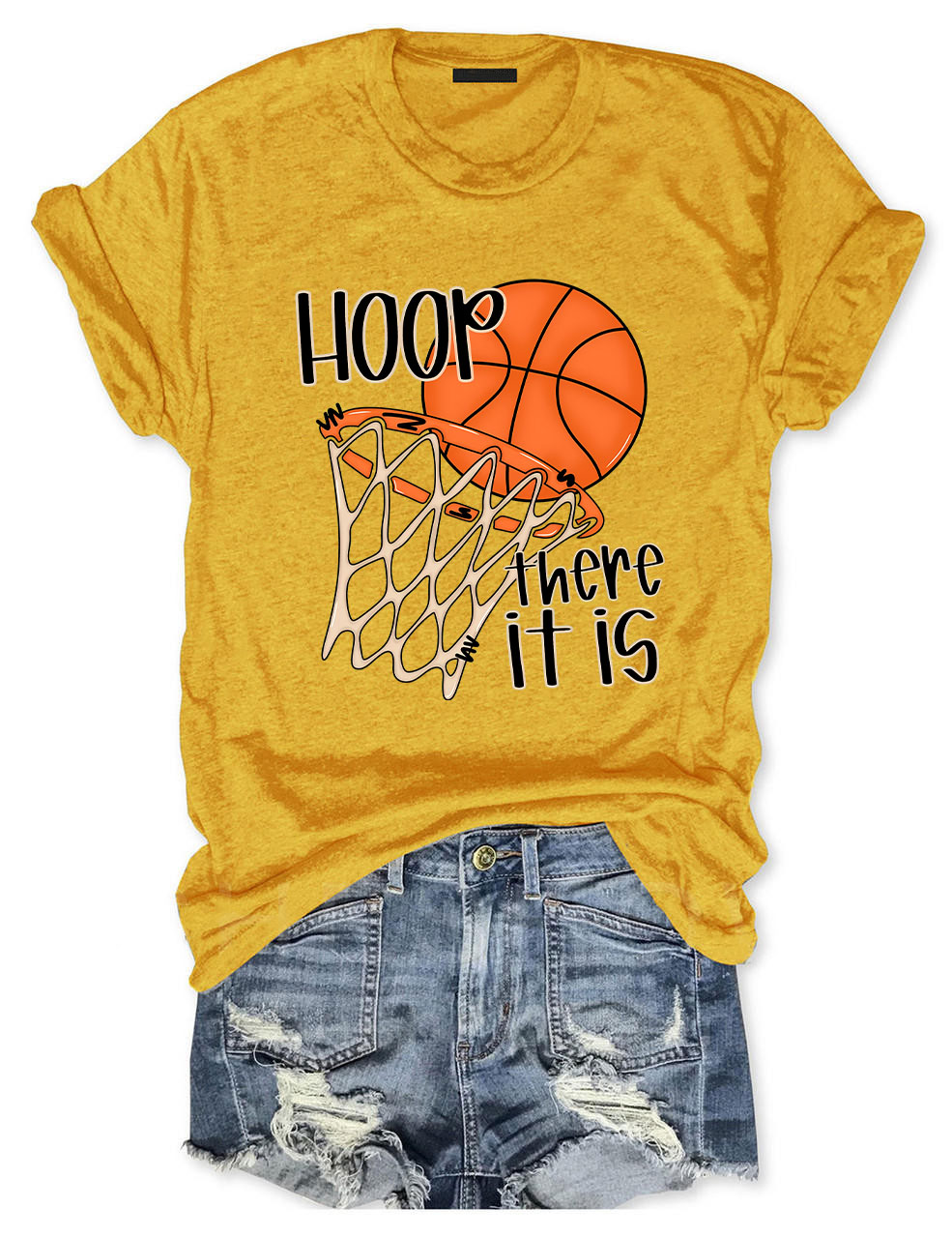 Hoop There It Is Funny Basketball T-Shirt