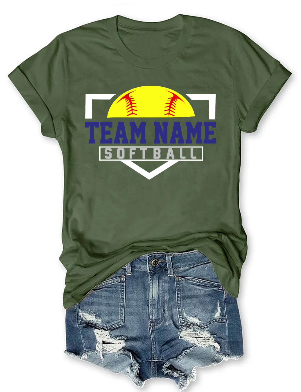 Softball Custom T-shirt