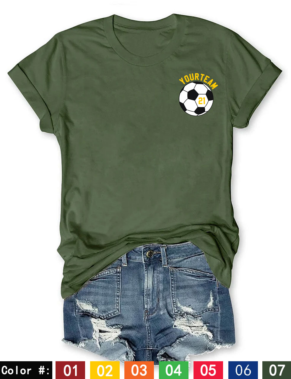 Custom Football T-shirt