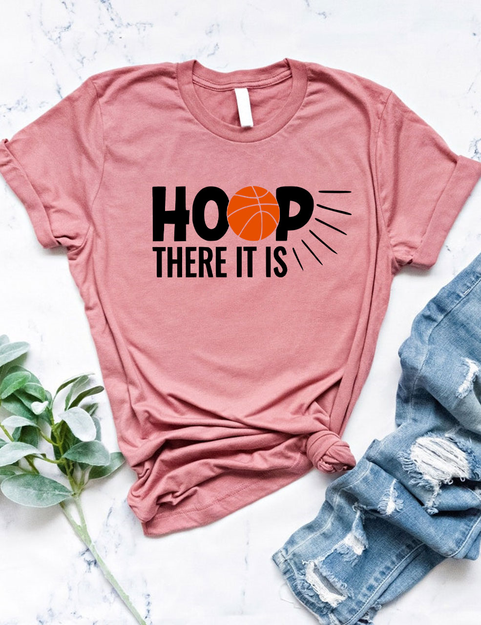 Hoop There It Is - Basketball T-shirt