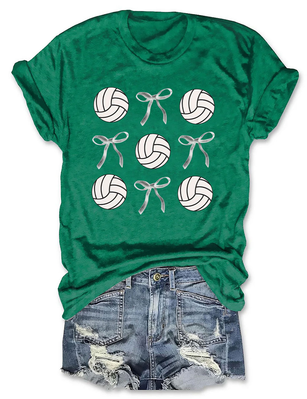 Volleyball Bows T-shirt