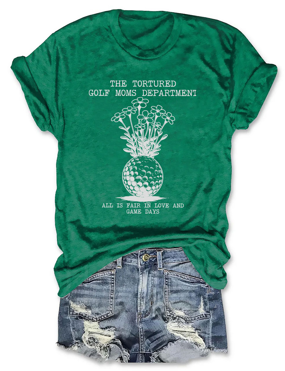 Tortured Golf Moms Department T-shirt