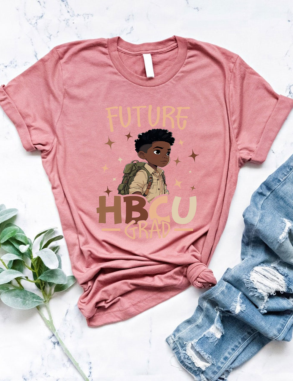 Future HBCU Grad History Black Boy Graduation T-shirt