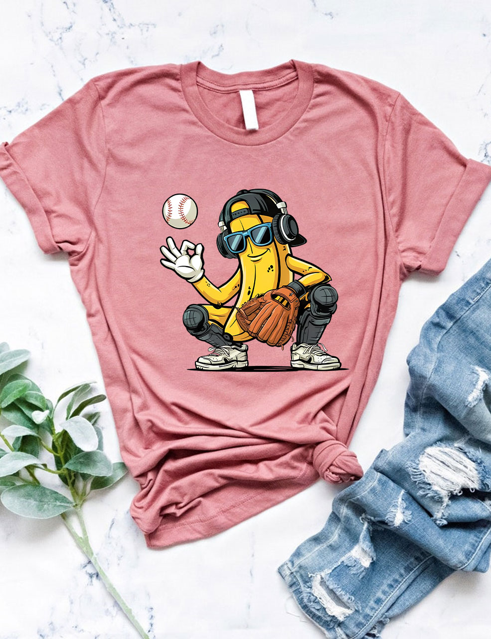 Funny Banana Baseball T-Shirt