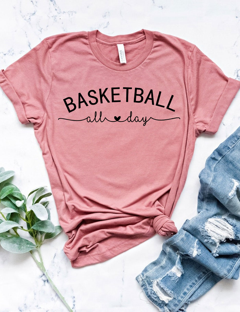 Basketball All Day Custom T-shirt
