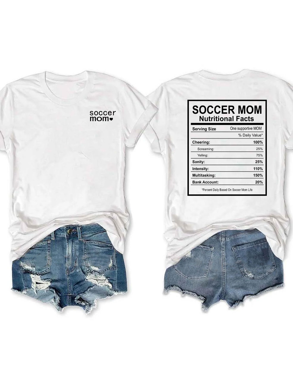 Funny Soccer Mom Facts T-Shirt