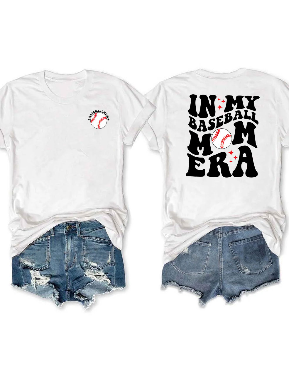 In My Baseball Mom Era Funny T-Shirt