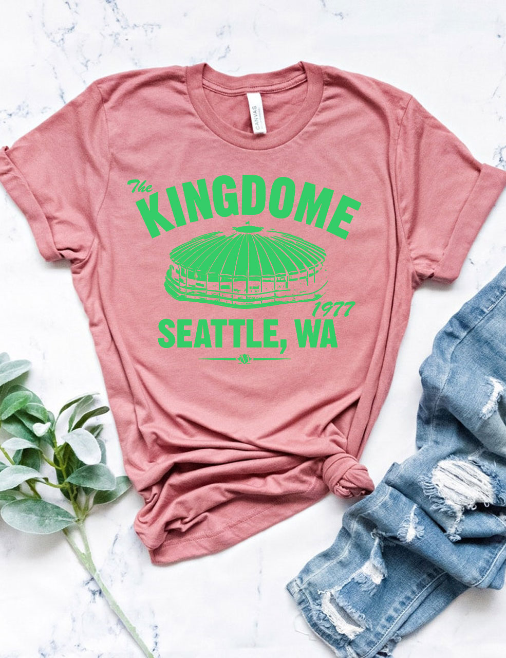 The Kingdome 1977 Baseball T-shirt