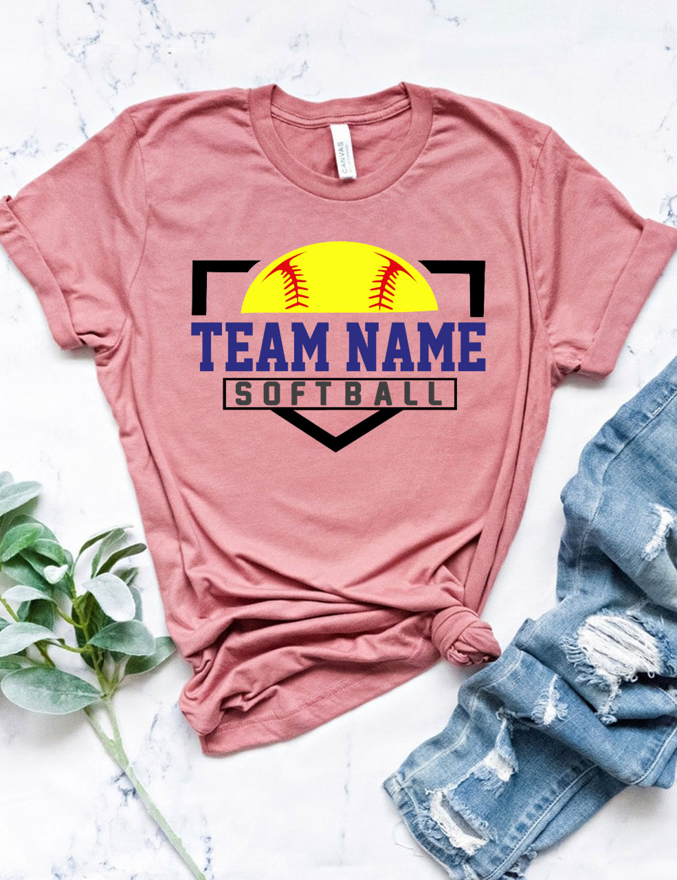 Softball Custom T-shirt