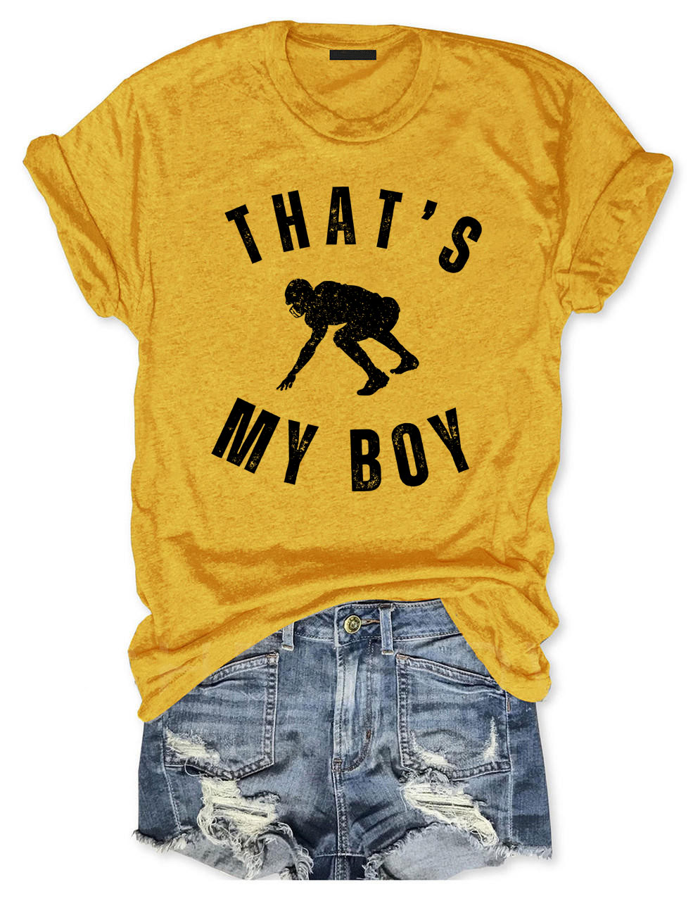 Custom That's My Boy Football Mom T-shirt