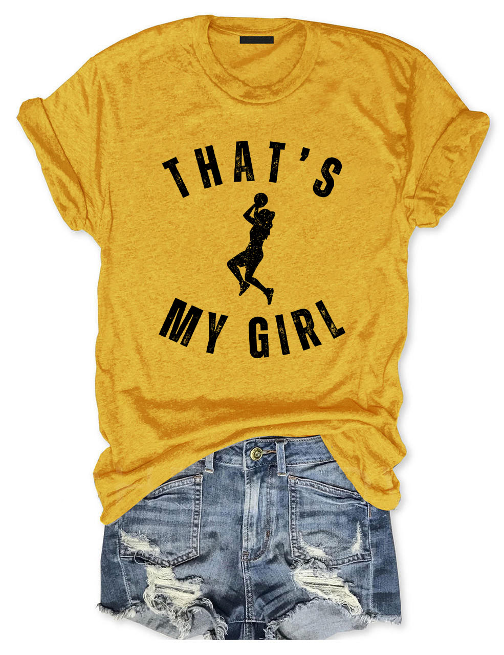 Custom That's My Girl Basketball Mom T-shirt