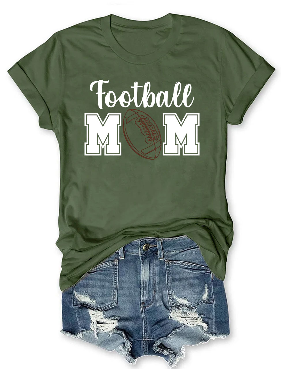 Custom Football Mom T-shirt