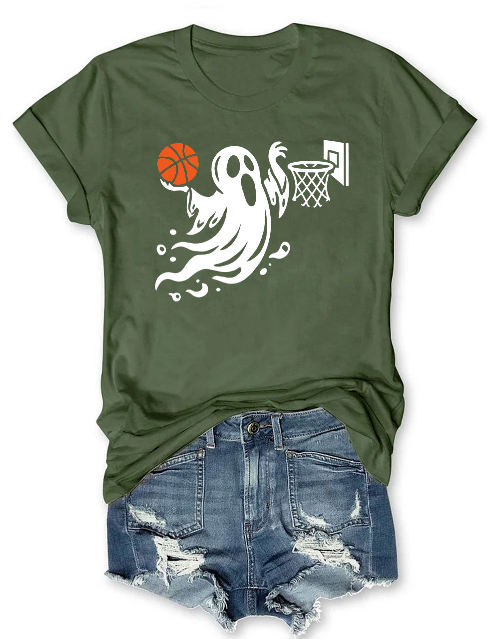 Funny Halloween Basketball T-shirt