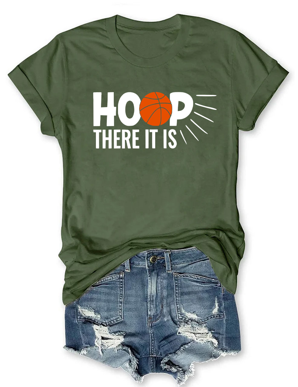 Hoop There It Is - Basketball T-shirt