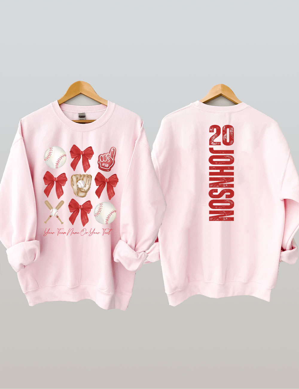 Custom Retro Baseball Sweatshirt