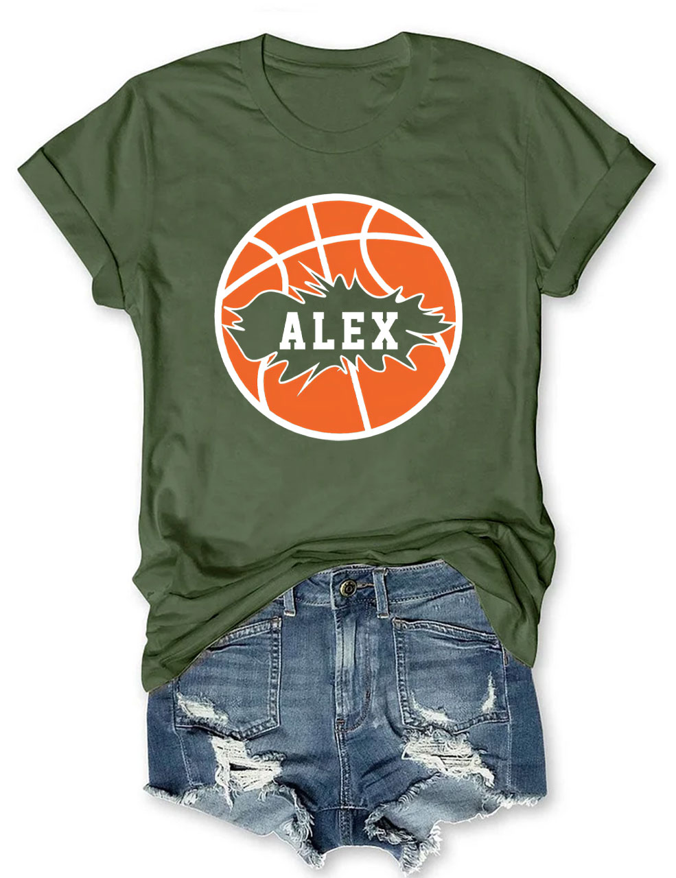Custom Basketball  T-shirt