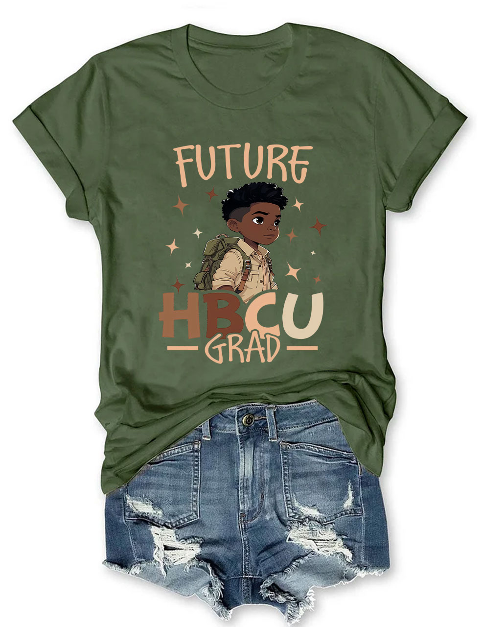 Future HBCU Grad History Black Boy Graduation T-shirt