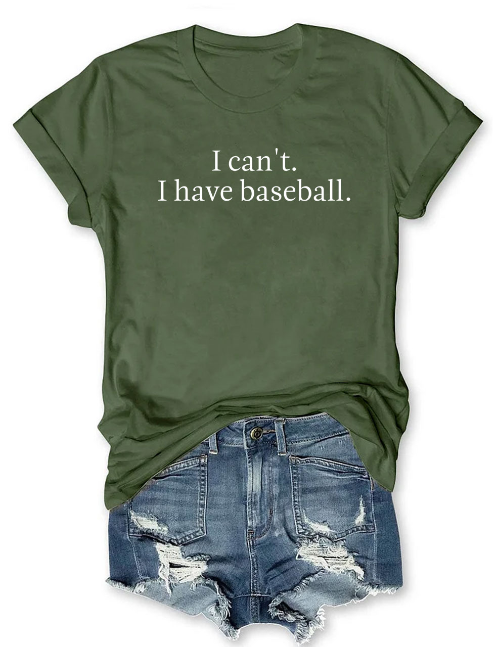 I Can't I Have Baseball Funny T-Shirt