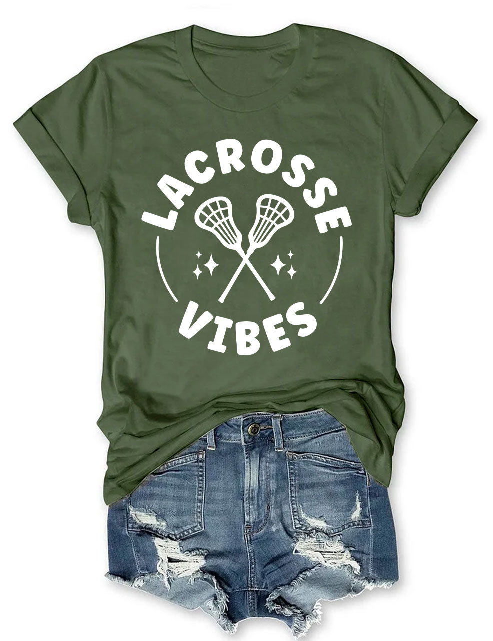 Lacrosse Vibes Funny T-shirt