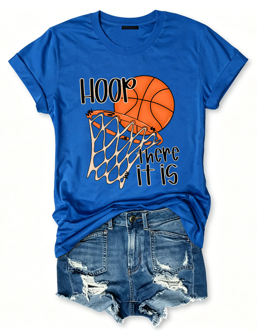Hoop There It Is Funny Basketball T-Shirt