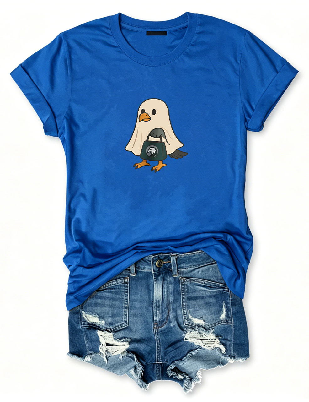Halloween Ghost Philadelphia Football T-Shirt