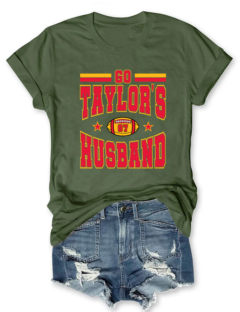Go Taylor's Husband  Kansas City Football T-Shirt