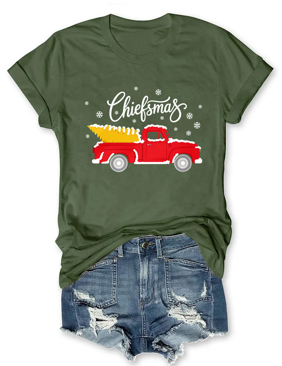  Kansas City Game Day Christmas Football T-Shirt