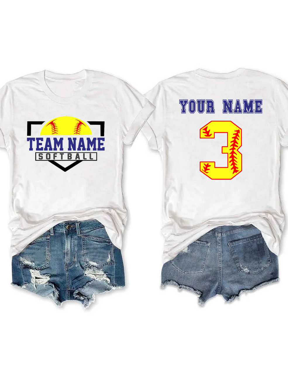 Softball Custom T-shirt