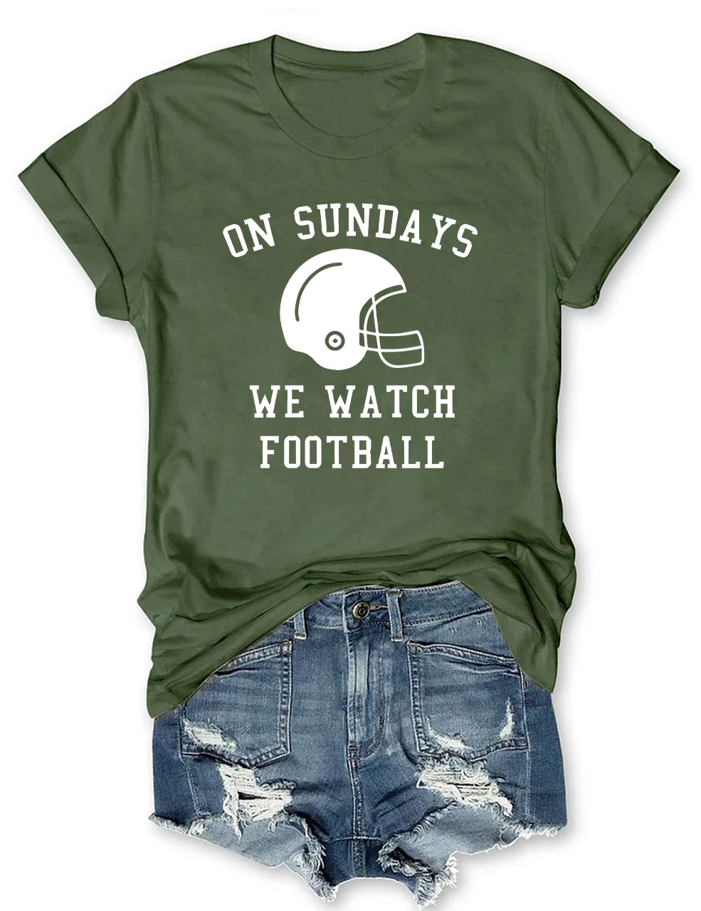 On Sundays We Watch Football T-Shirt