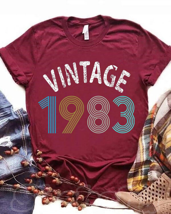 1983 Vintage Birthday T-shirt