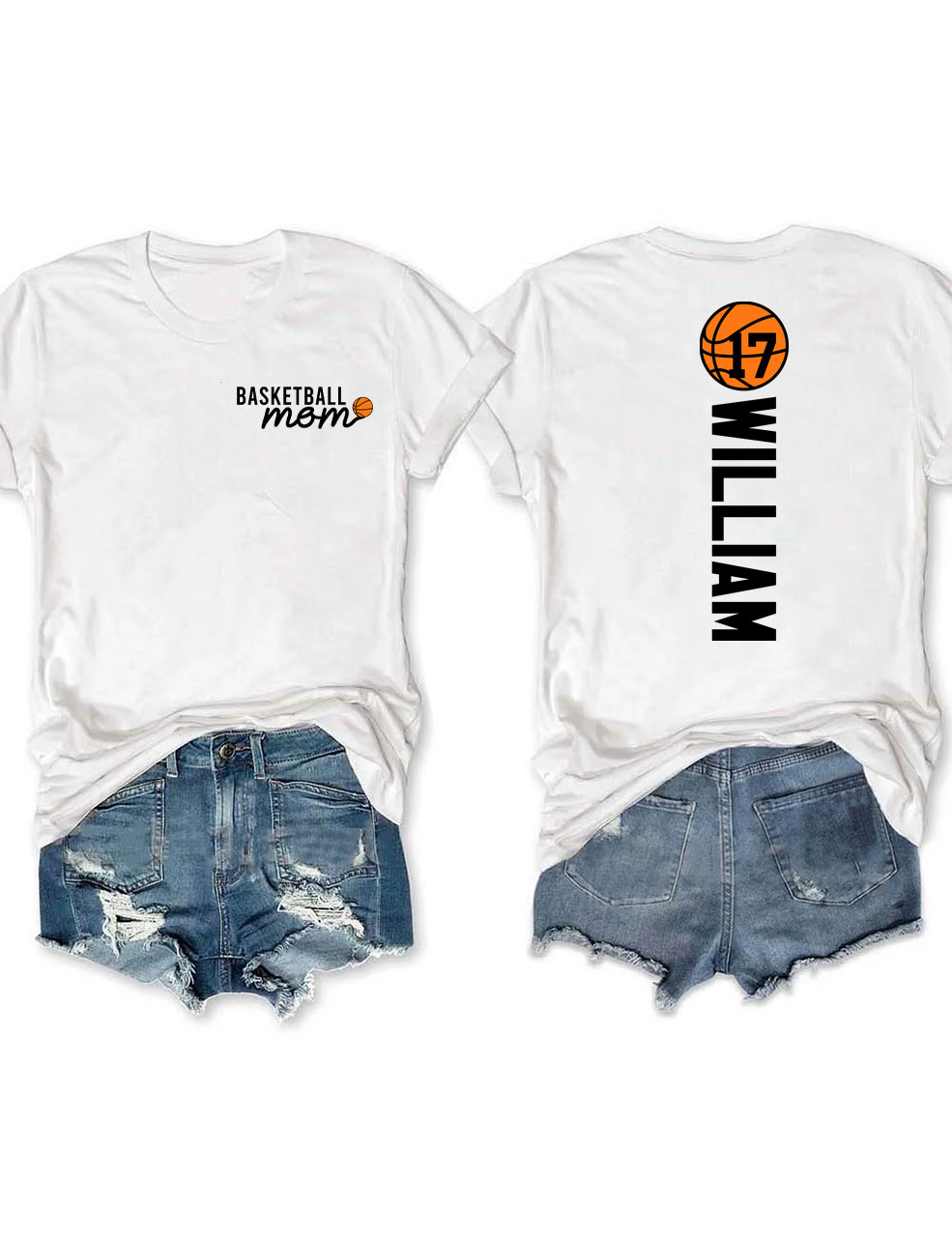 Custom Basketball Mom T-shirt