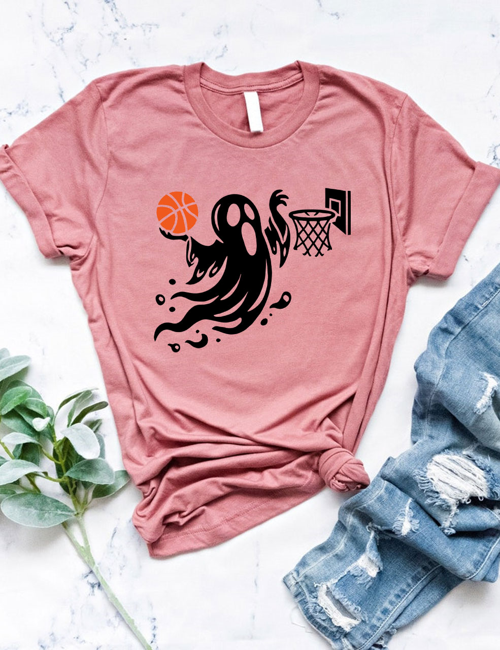Funny Halloween Basketball T-shirt