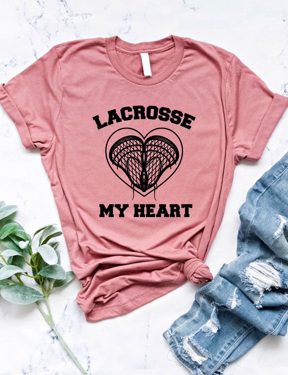 Lacrosse My Heart T-shirt