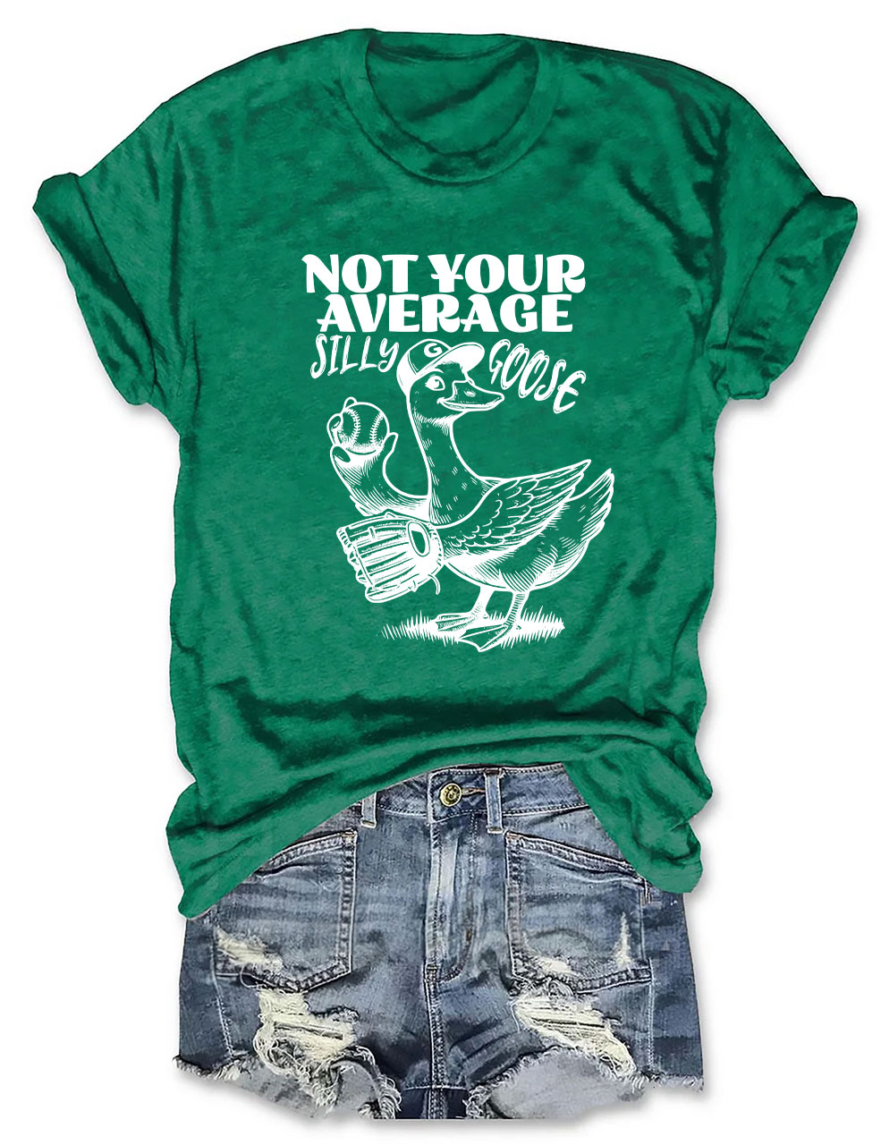 Not Your Average Silly Goose Funny Tennis T-shirt