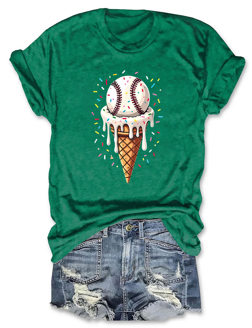 Baseball Ice Cream T-shirt