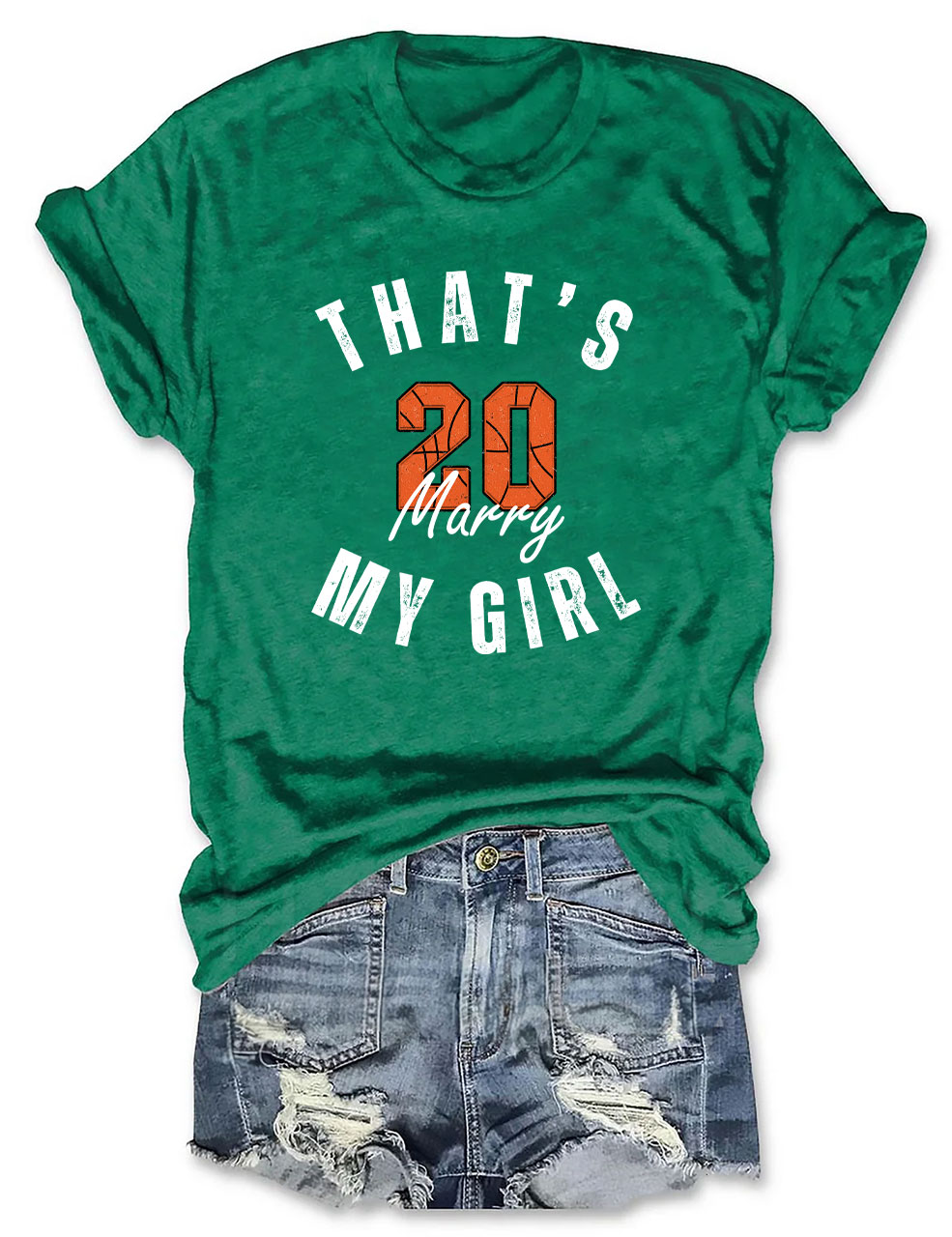 Custom That's My Girl Basketball T-shirt