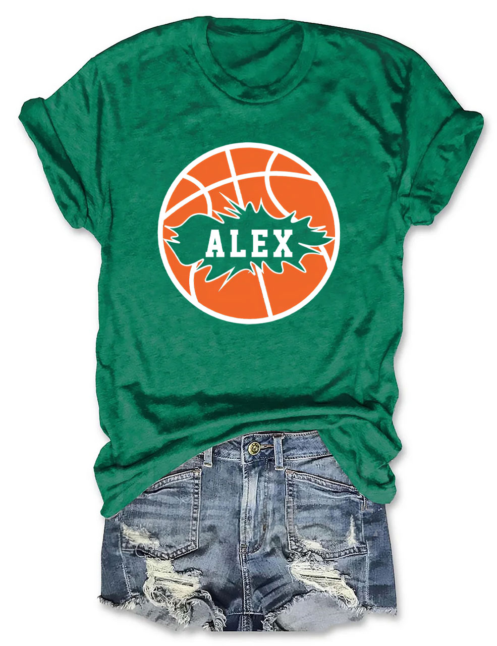 Custom Basketball  T-shirt