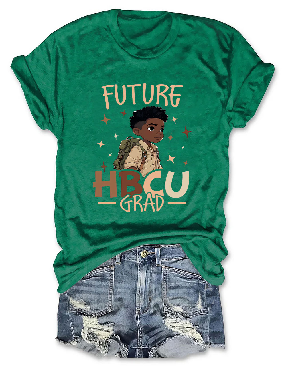 Future HBCU Grad History Black Boy Graduation T-shirt