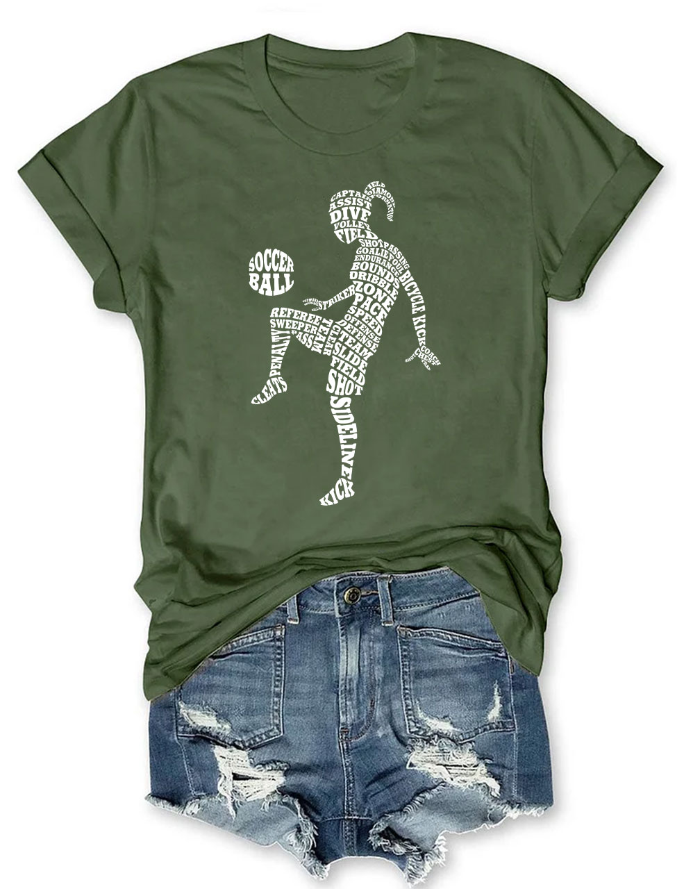 Soccer Player Girls' T-Shirt