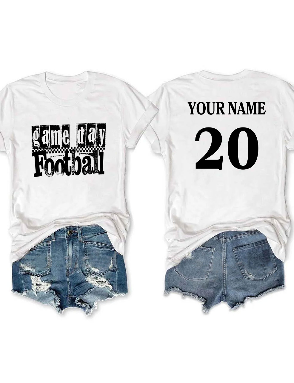 Game Day Custom Football T-shirt