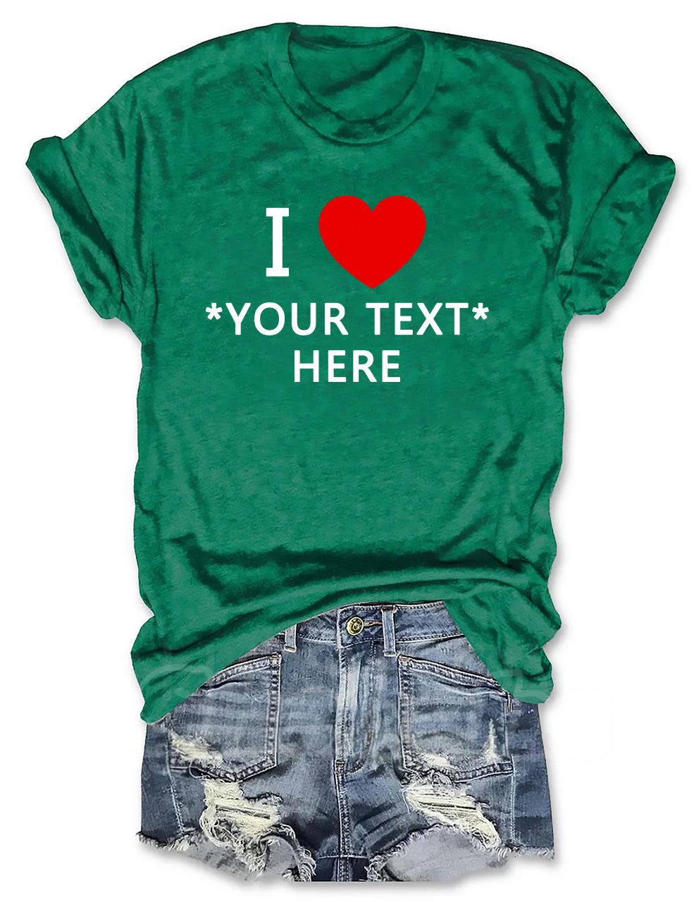 Custom I Heart T-shirt