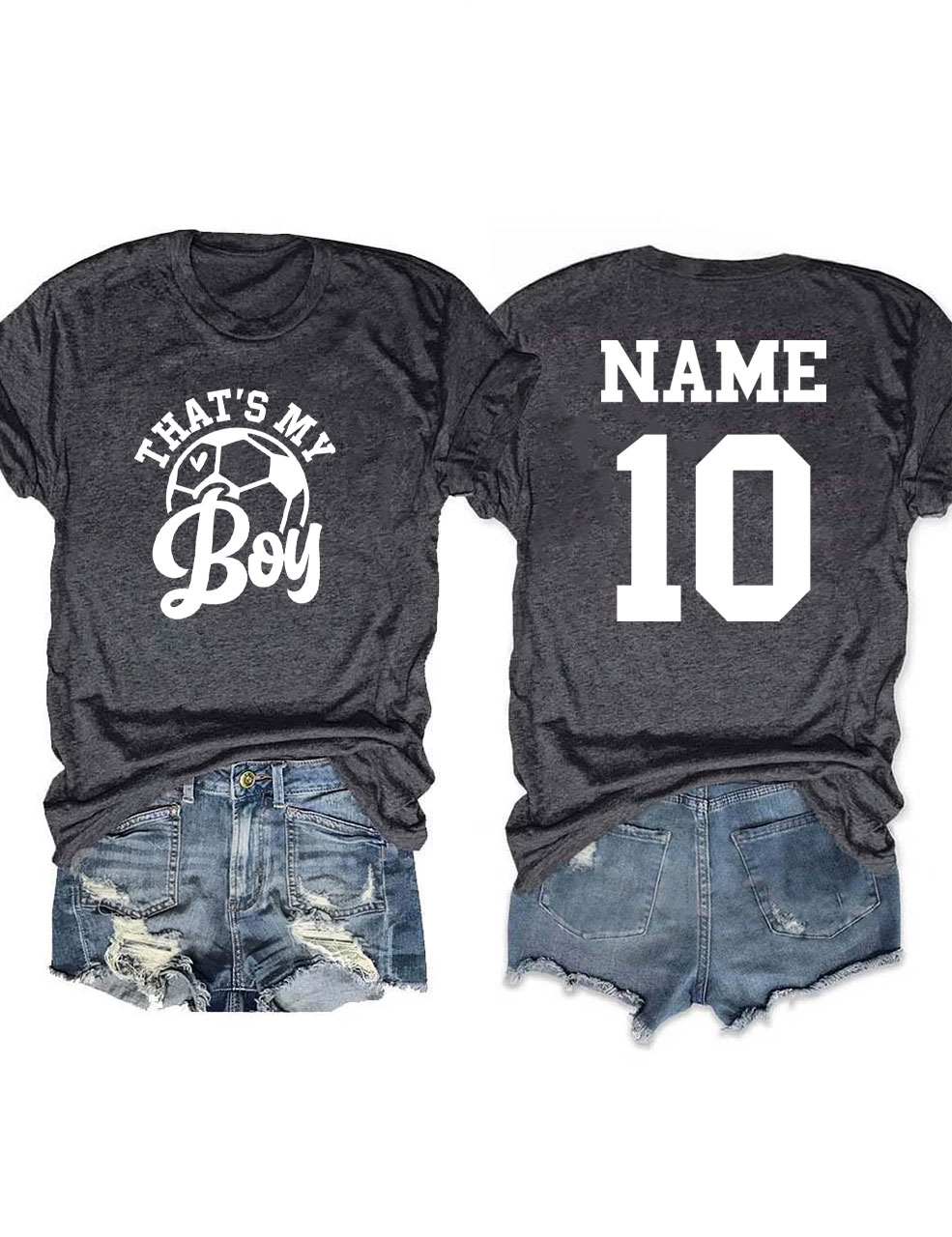 Custom That's My Boy Football T-shirt