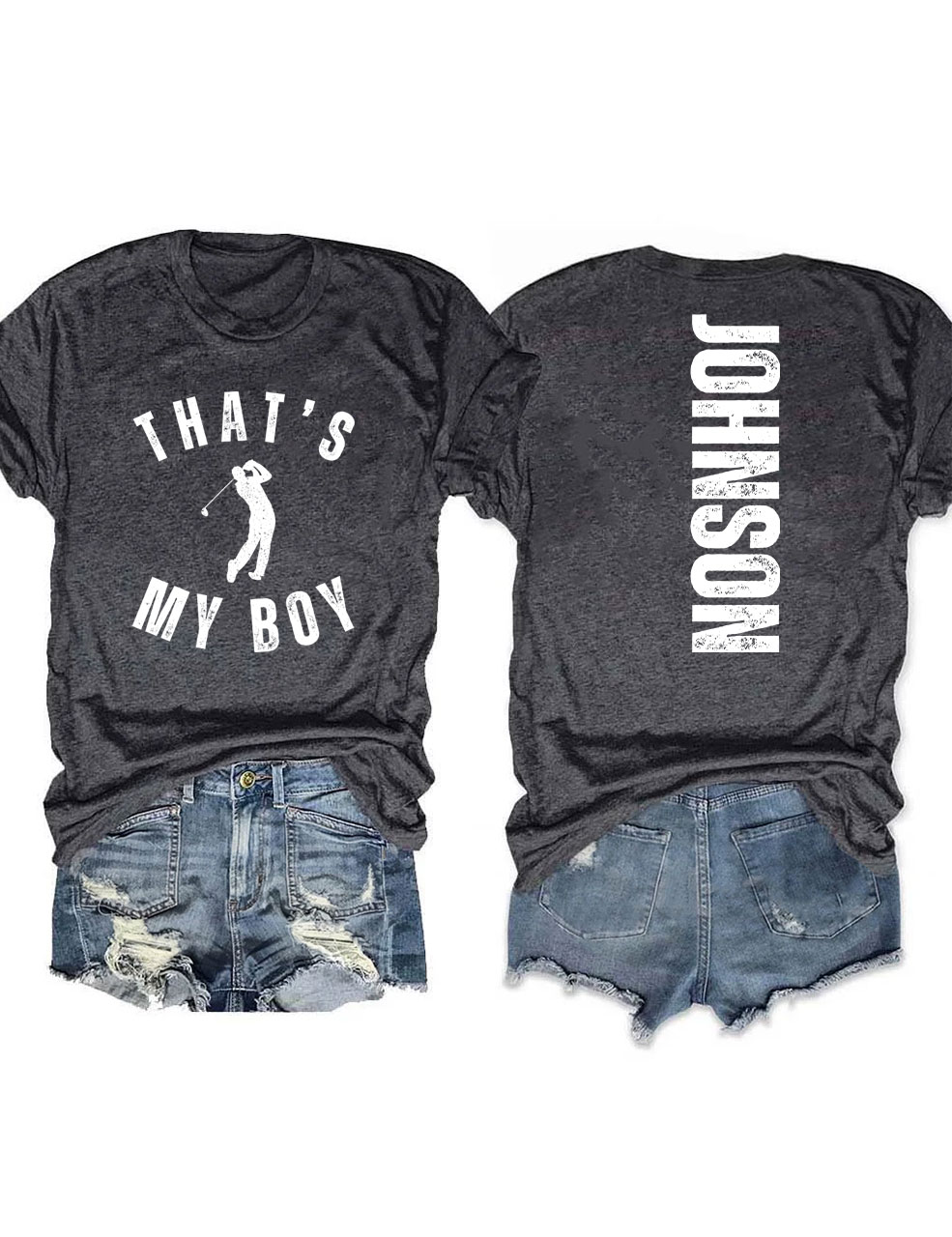 Custom That's My Boy Golf T-shirt