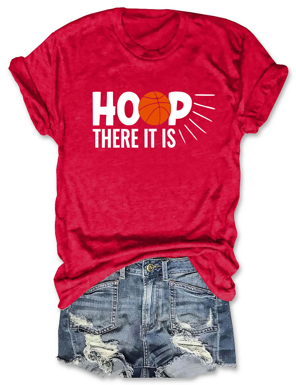Hoop There It Is - Basketball T-shirt