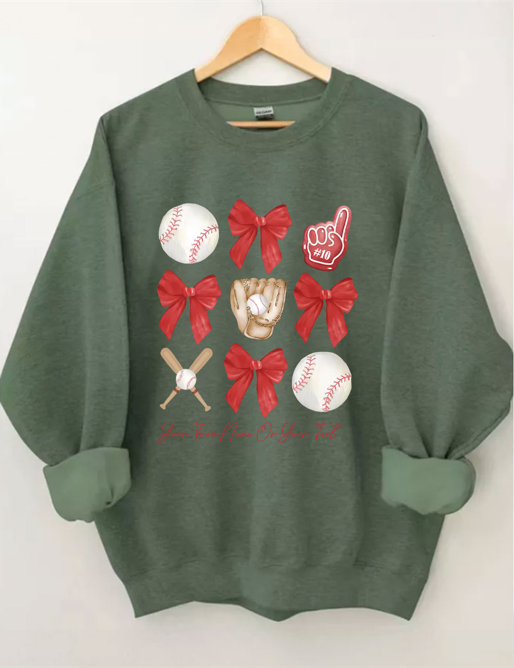 Custom Retro Baseball Sweatshirt