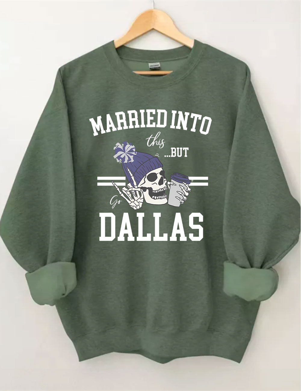 Married Into This But Dallas Football Sweatshirt
